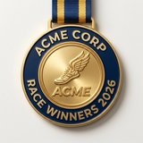Custom medal example